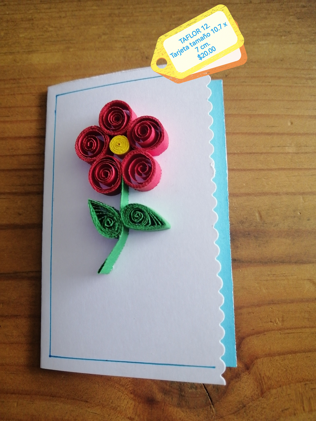 Tarjeta de flores